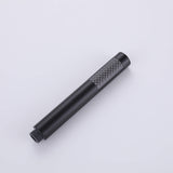 Matte black handheld shower for freestanding tub filler with silicone spray nozzles