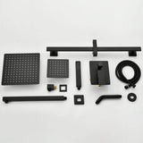 3-Function Rainfall Shower System with Wall Shower & Handheld