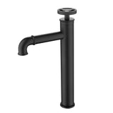 Industrial Style Bathroom Sink Faucet Single Hole Pipe Design Vanity Faucet