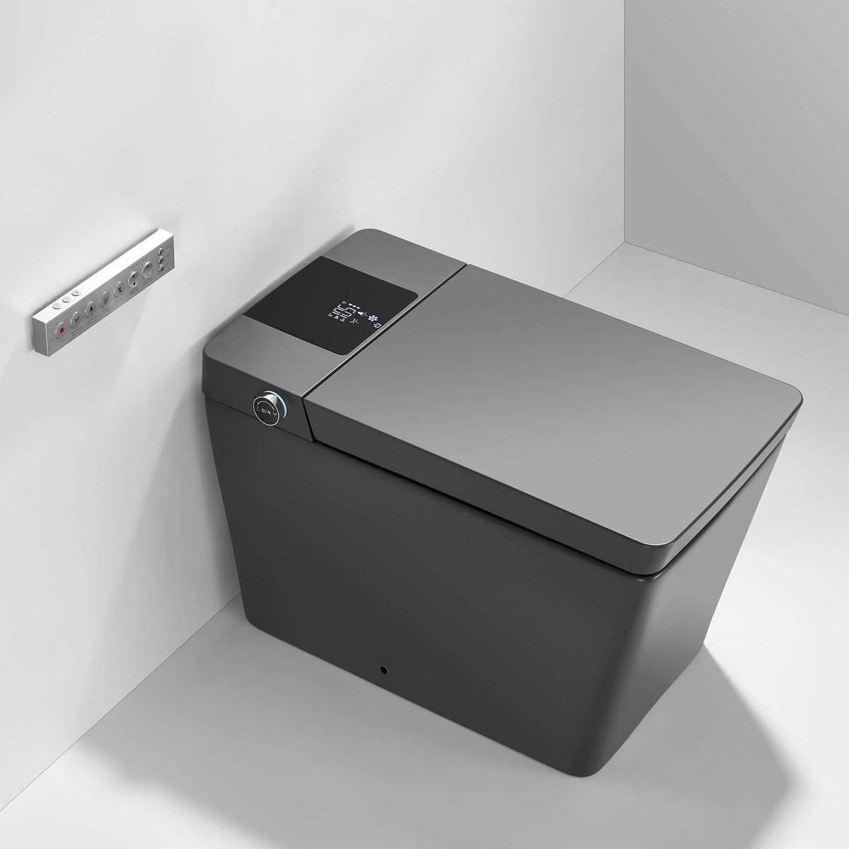 Smart Toilet with Bidet, Built-In Water Tank, Auto Flush & Heated Seat