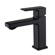 Modern Square Single-Hole Bathroom Faucet