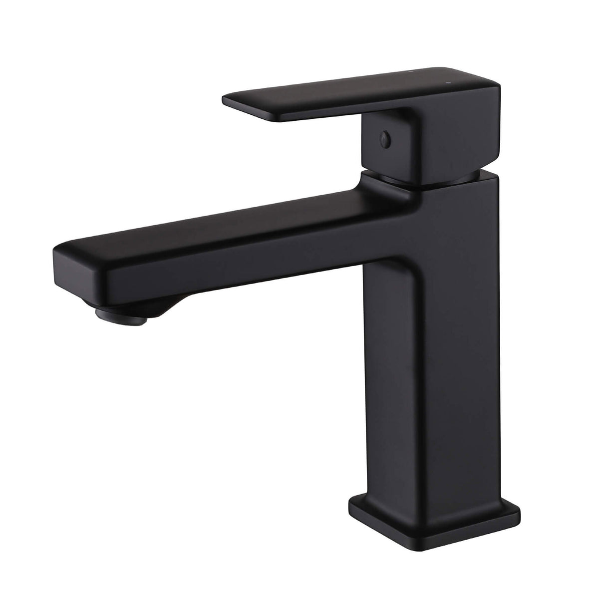 Modern Square Single-Hole Bathroom Faucet