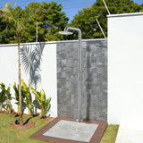 Freestanding Outdoor Shower with Detachable Hand Shower for Pools and Gardens