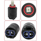 Shower Faucet Cartridge Fit RBROHANT Shower Valve Cartridge Replacement Ceramic Valve Cartridge
