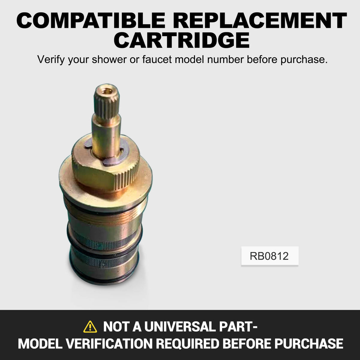 RBROHANT Replacement Cartridge for Shower Valves & Faucets