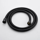10-Inch Matte Black Thermostatic Shower System with Tub Spout