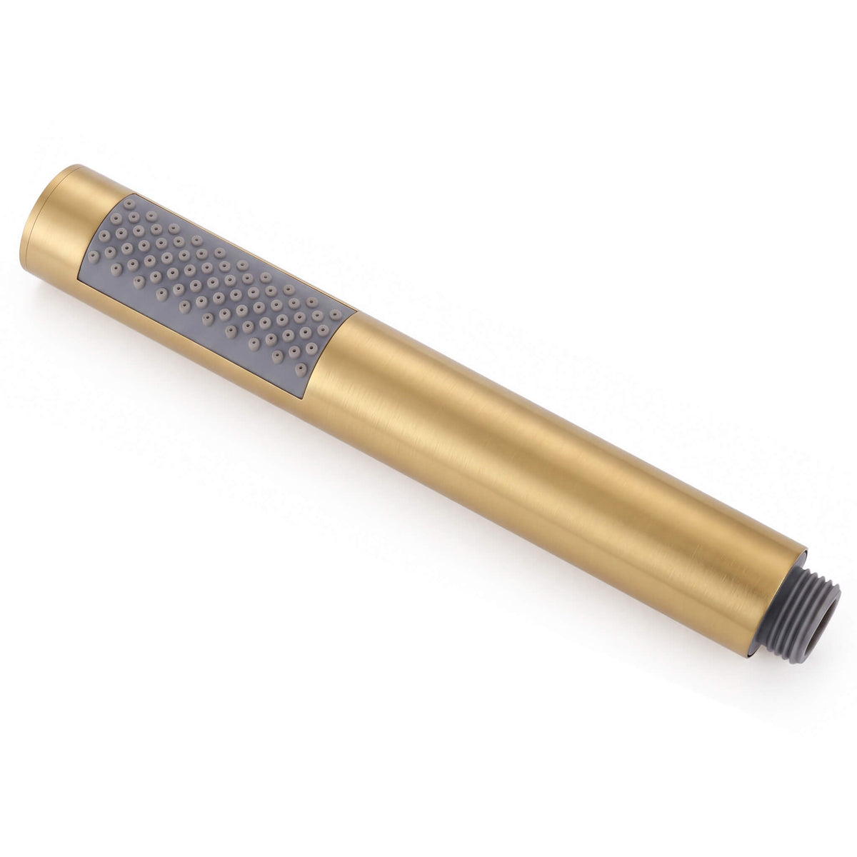 Brushed gold handheld shower wand for freestanding bathtub faucet