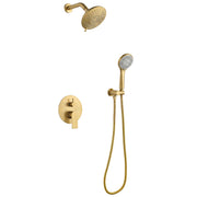 Bathroom Shower Faucet Set with 5-Function Rain Shower Head