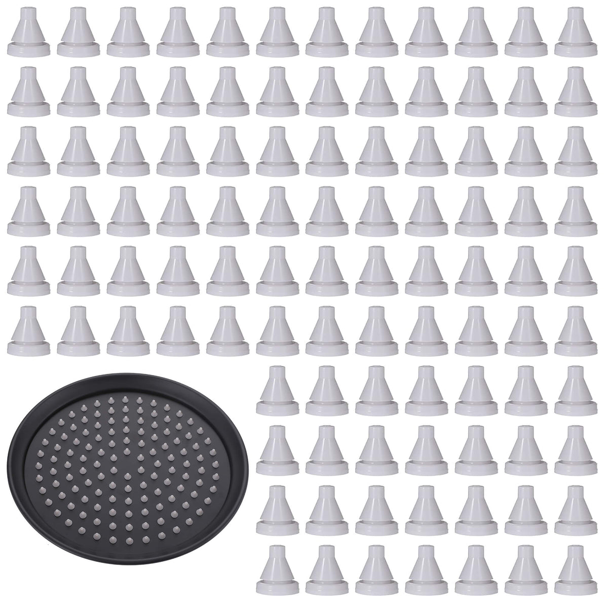Universal Silicone Shower Head Nozzle Replacement 100PCS 4mm Shower Head Spray Nozzles