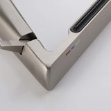 Designer Waterfall Faucet with Angled Body and Side Handle