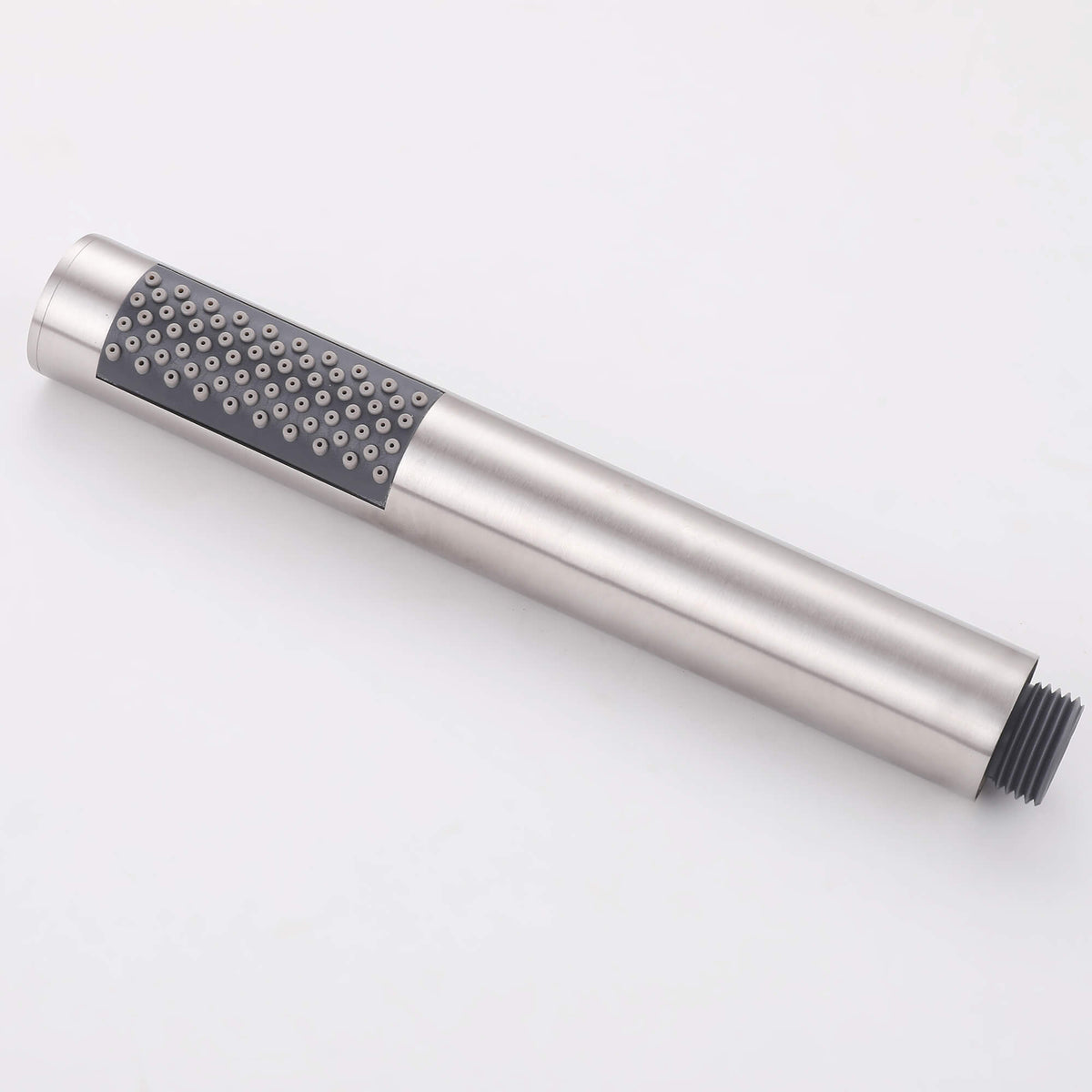 Slim brushed nickel handheld shower for freestanding bathtub faucet