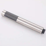 Slim brushed nickel handheld shower for freestanding bathtub faucet