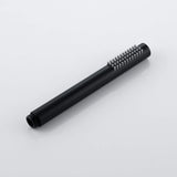 Slim matte black handheld shower wand with easy-clean spray nozzles