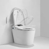 Smart bidet toilet automatic lid opening function for hands-free use