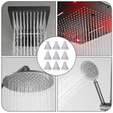Universal Silicone Shower Head Nozzle Replacement 100PCS 4mm Shower Head Spray Nozzles