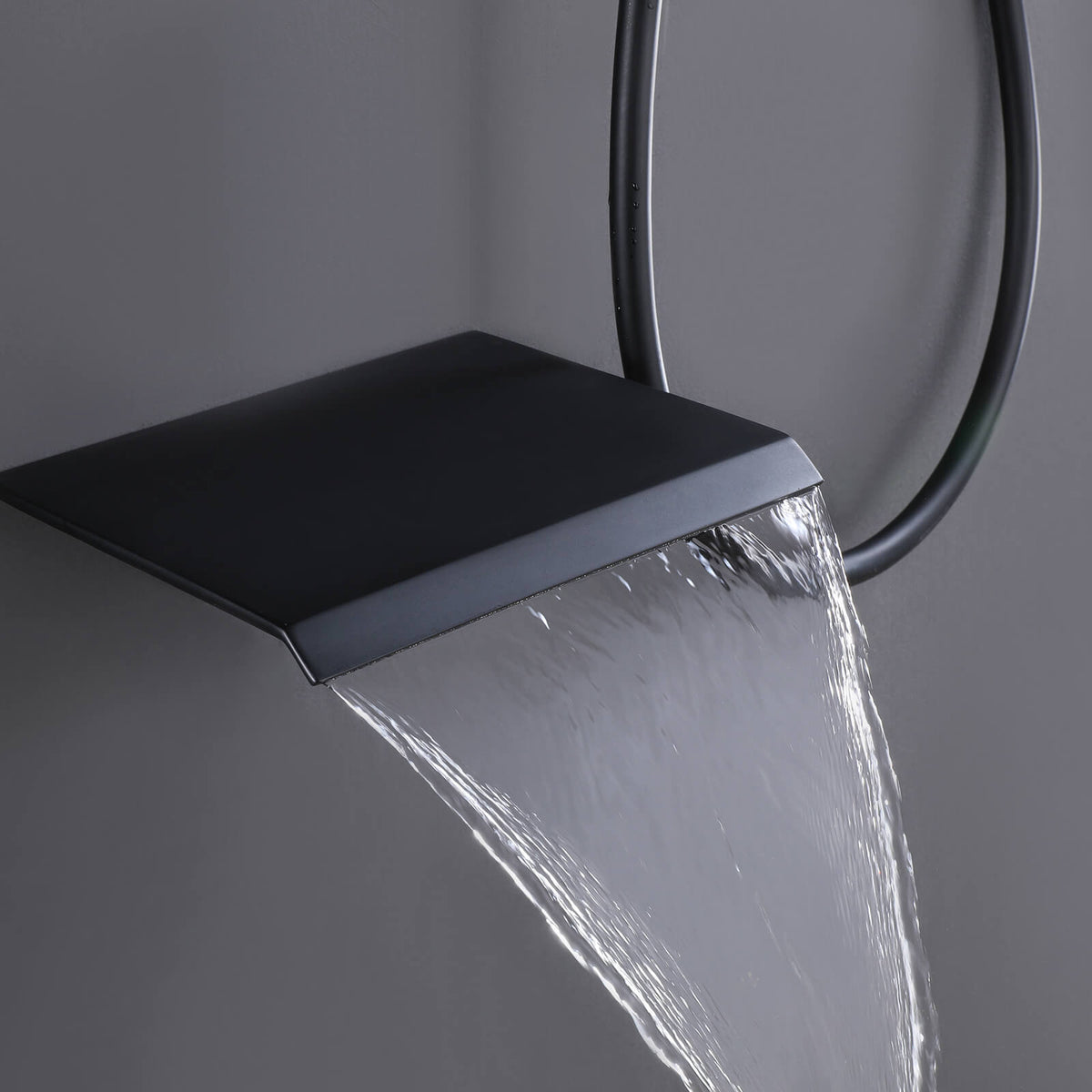 3-Function Concealed Rain Shower System with Waterfall Tub Spout