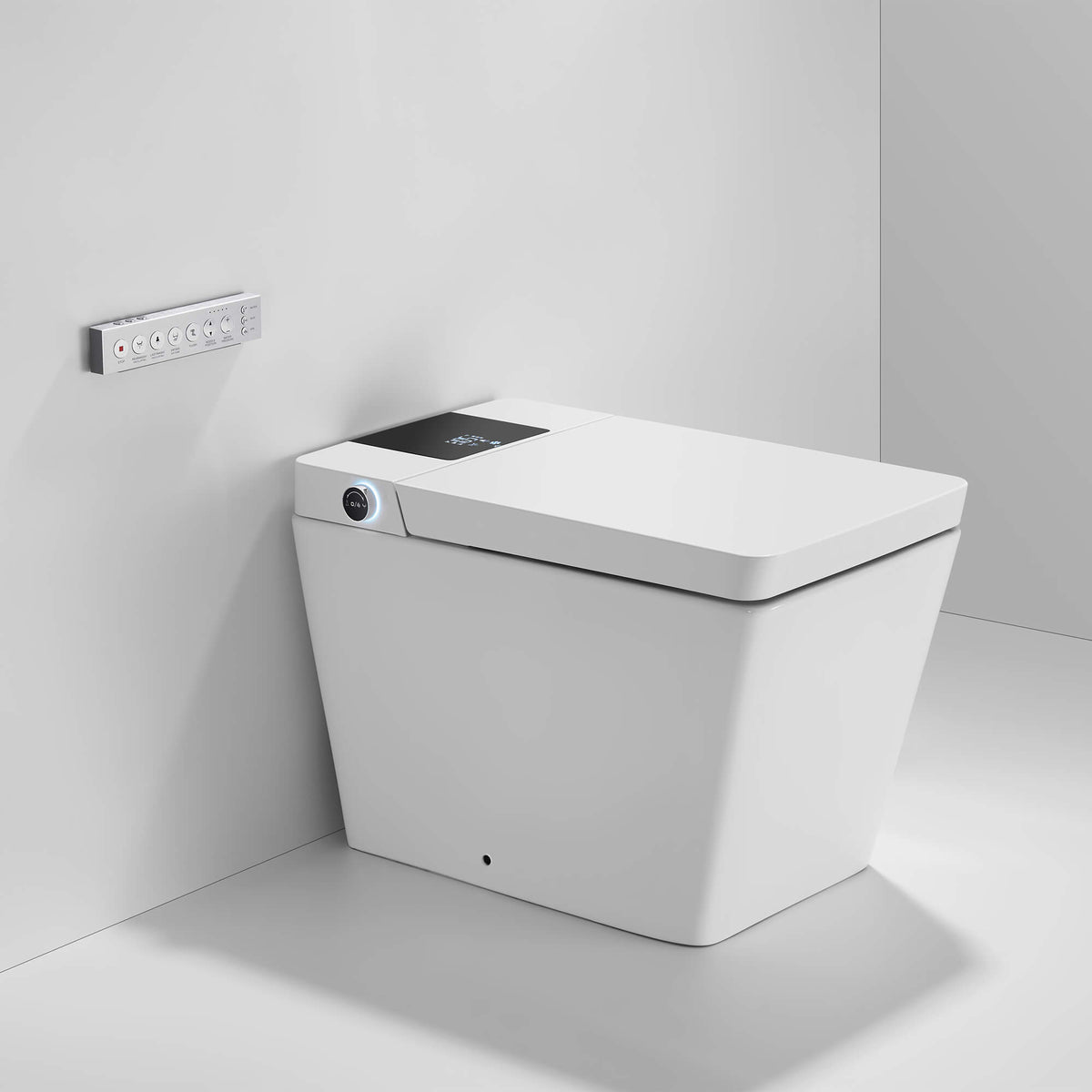 Smart Toilet with Bidet, Built-In Water Tank, Auto Flush & Heated Seat
