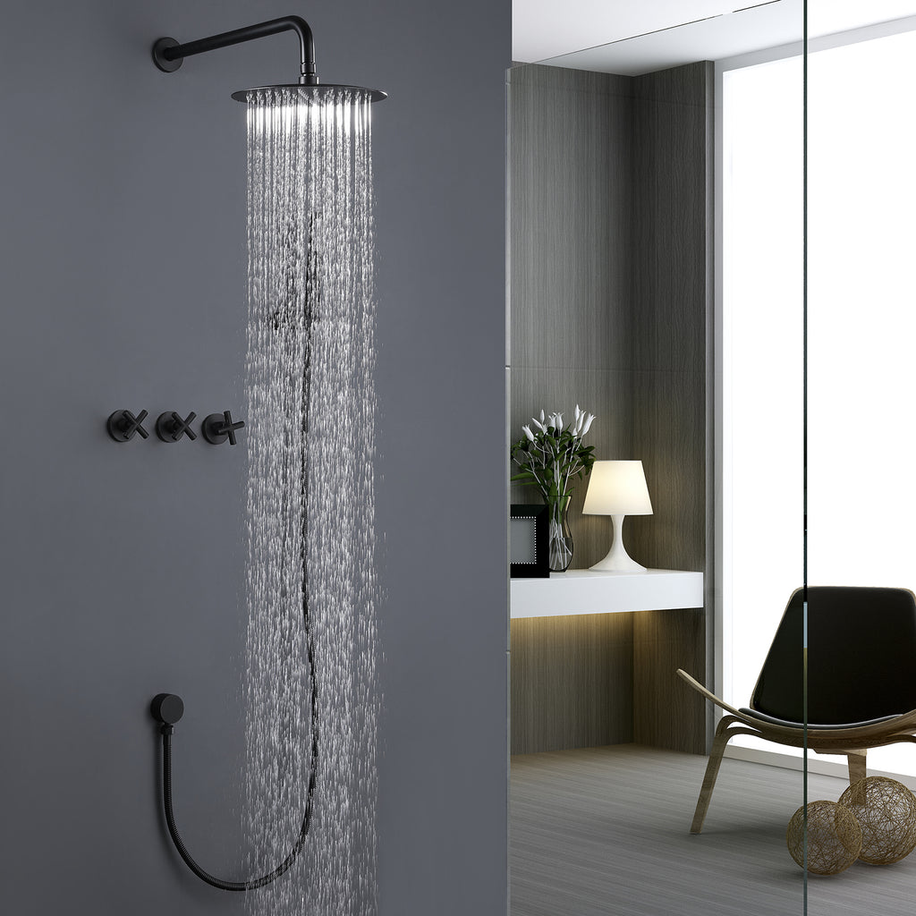 Concealed Installation Stainless Steel SPA Shower Faucet Set RB0870