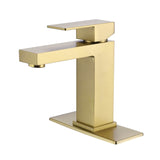 Brushed Gold Bathroom Faucet 