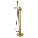 Freestanding Bathtub Faucet with Hand Shower Lead-Free Solid Brass JK0047