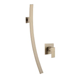 unique waterfall bathroom sink faucet brushed gold