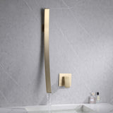 waterfall wall mounted basin faucet opening
