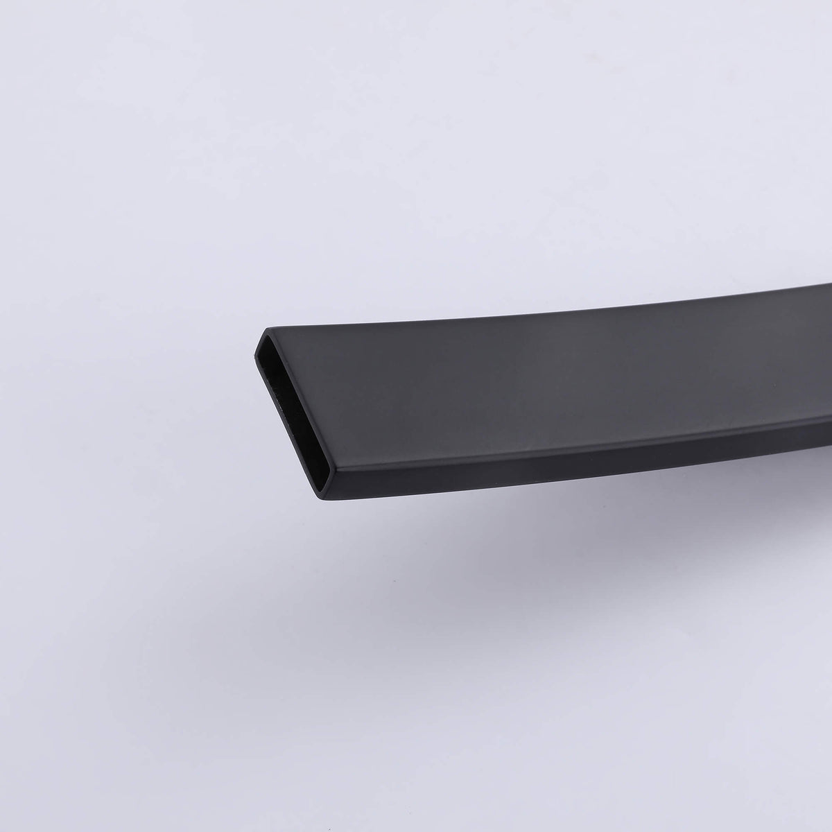 Curved Waterfall Spout Faucet with Wall Controls