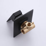 Wall Mounted Waterfall Spout Hot and Cold Mixed Water Sink Faucet JK0093