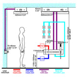 pipes installtion manual of thermostatic shower system