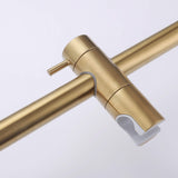 Bathroom Rainfall Shower Faucet Set with 5-Setting Handheld Shower Included Rough-in Valve  JK0112