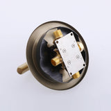 Bathroom Rainfall Shower Faucet Set with 5-Setting Handheld Shower Included Rough-in Valve  JK0112