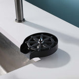 Glass Rinser for Kitchen Sink Stainless Steel Bottle Washer Cup Cleaner Matte Black JK0142