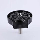 Glass Rinser for Kitchen Sink Stainless Steel Bottle Washer Cup Cleaner Matte Black JK0142