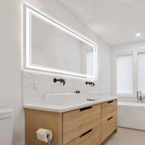 LED Mirror Bathroom Vanity Mirror Anti-Fog Memory Oversized Dimmable Front Lighted Makeup Mirror