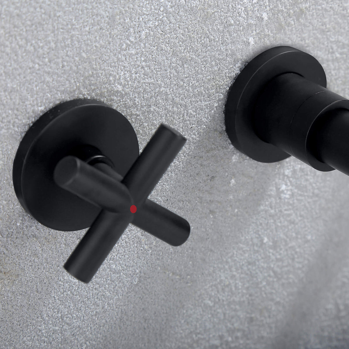 hot side handle of bathroom sink faucet
