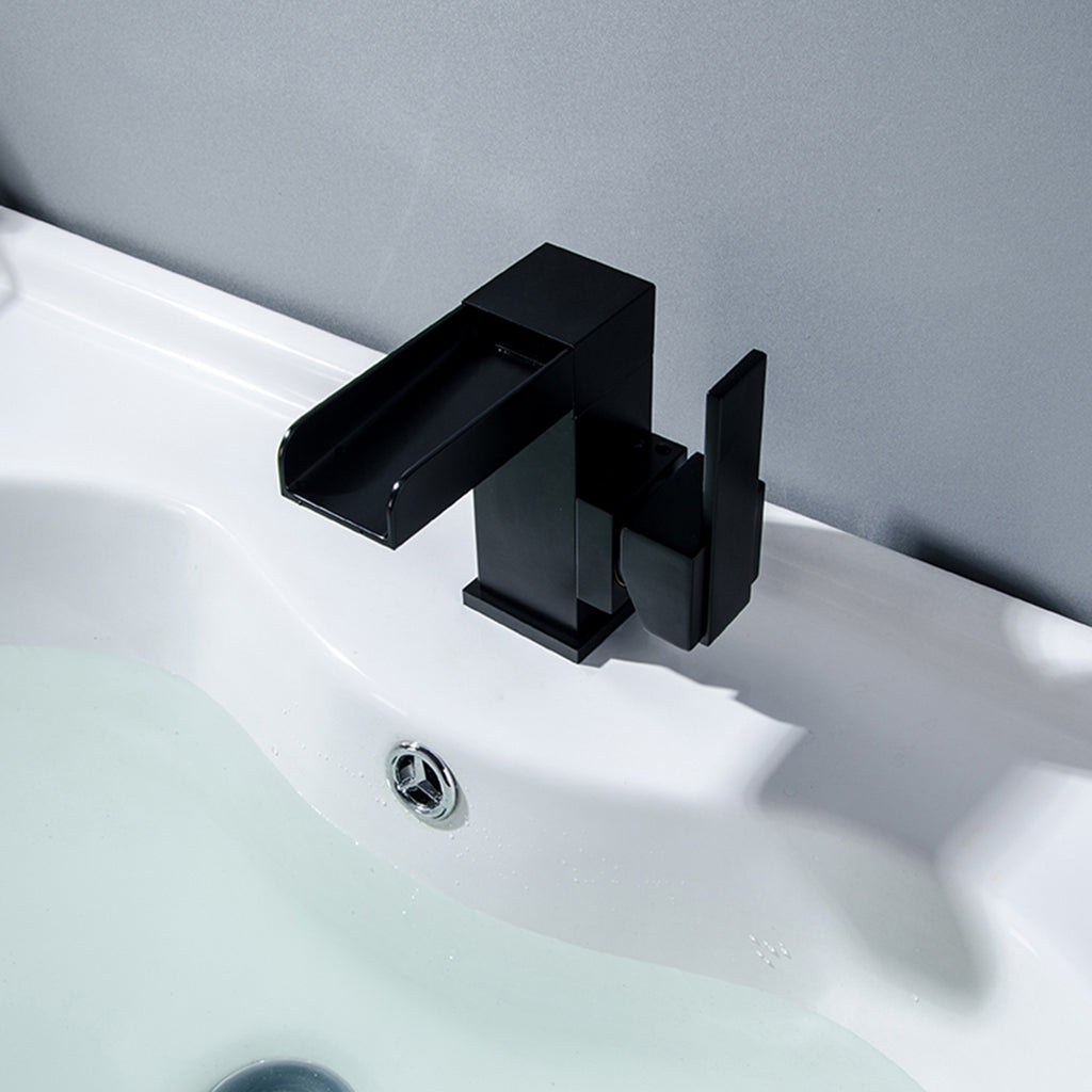Deck Mounted Single Handle Waterfall Bathroom Faucet RB0724