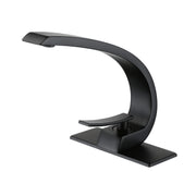Arc Spout Single Lever Faucet for Deck-Mount Install