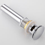 Bathroom Sink Drain with Overflow Vessel Sink Pop Up Drain Stopper Brushed Nickel RB0739BN