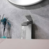 Single Handle 1 Hole Bathroom Faucet in Brushed Nickel RB0760-BN