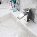 Single Handle 1 Hole Bathroom Faucet in Brushed Nickel RB0760-BN
