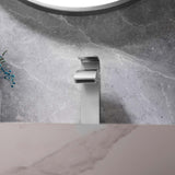 Single Handle 1 Hole Bathroom Faucet in Brushed Nickel RB0760-BN