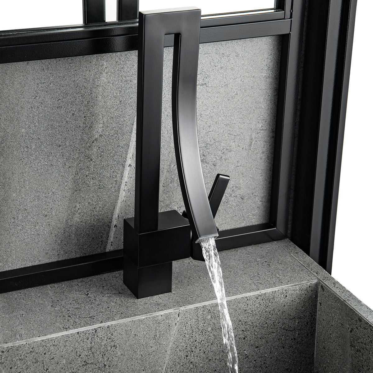 Architectural Style Mixer Tap with Hollowed Spout