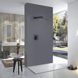 Modern Wall Mount Shower System with Ultra-thin Square Shower Head RB0785