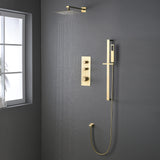 Large Flow Stainless Steel Thermostatic Shower System RB0841