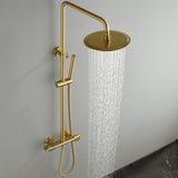 Golden 2-Function Thermostatic Shower Set