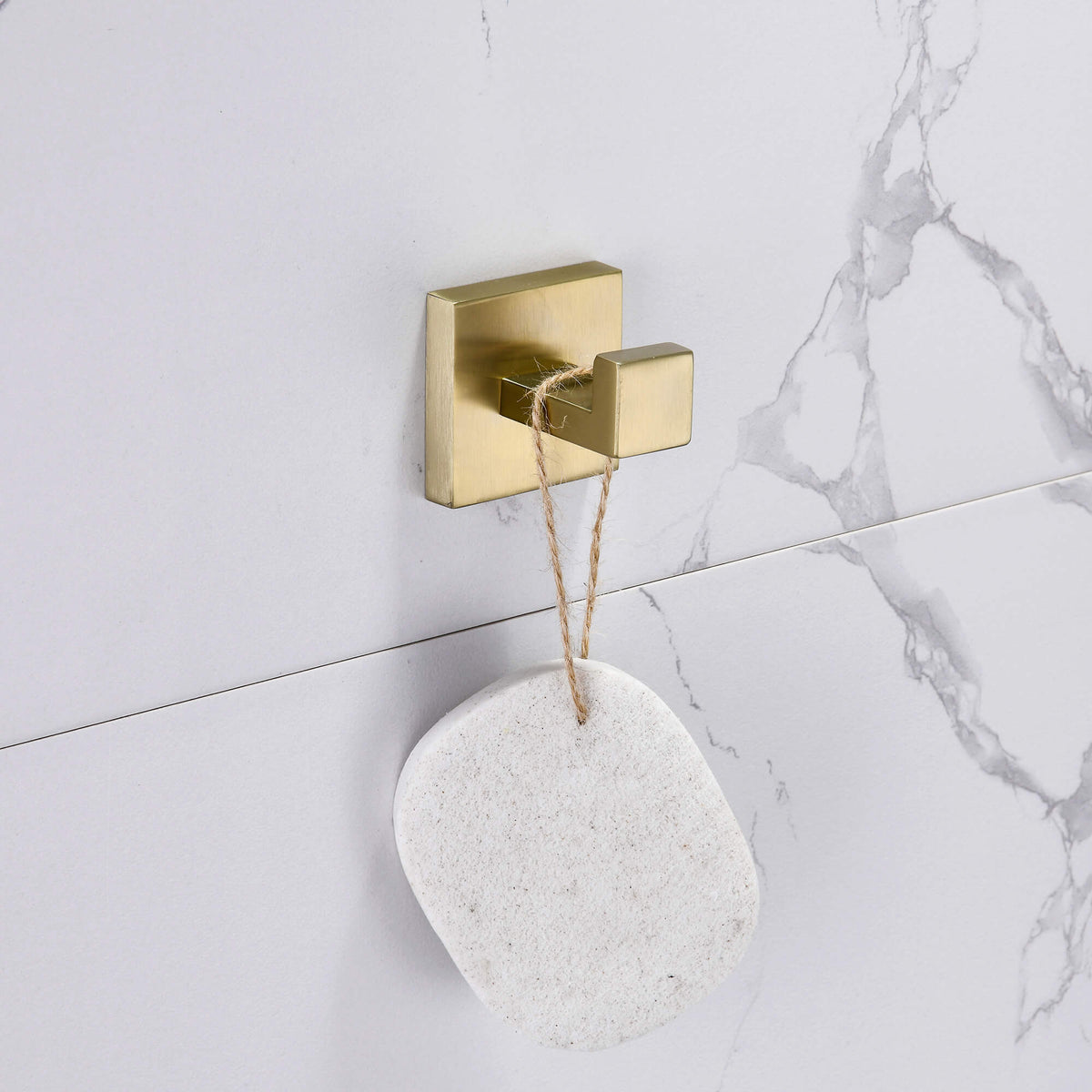 Wall-Mounted Modern Brushed Gold 4-Piece Bathroom Hardware Set