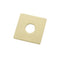 Square Plate – Brushed Gold