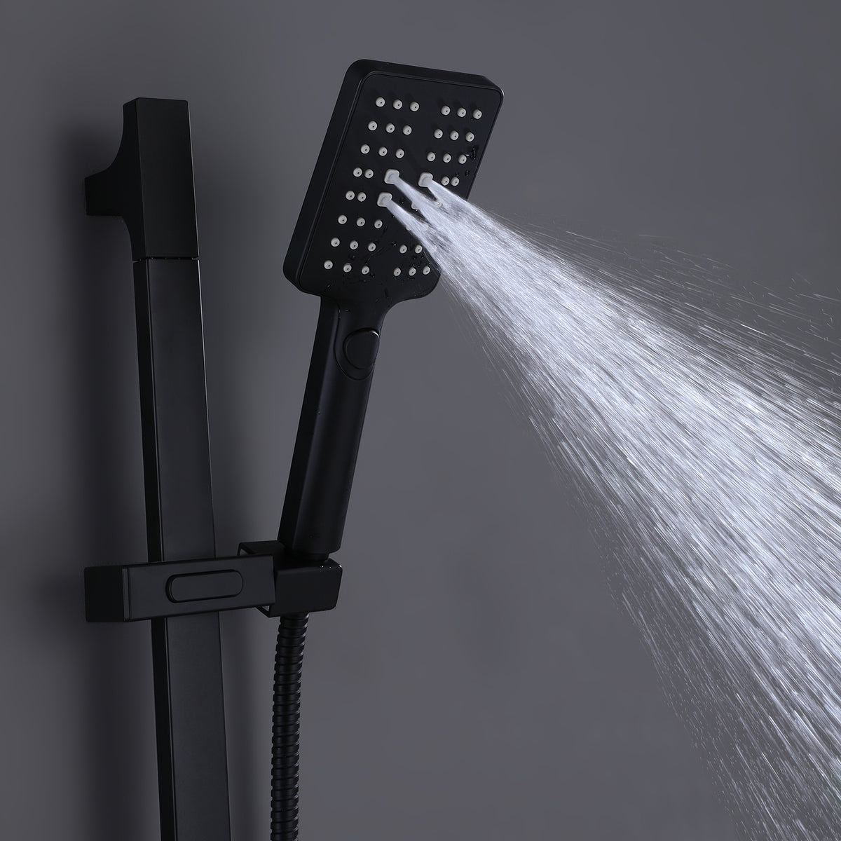 Versatile 3-Mode Handheld Shower Kit with Slide Bar and 59-Inch Hose