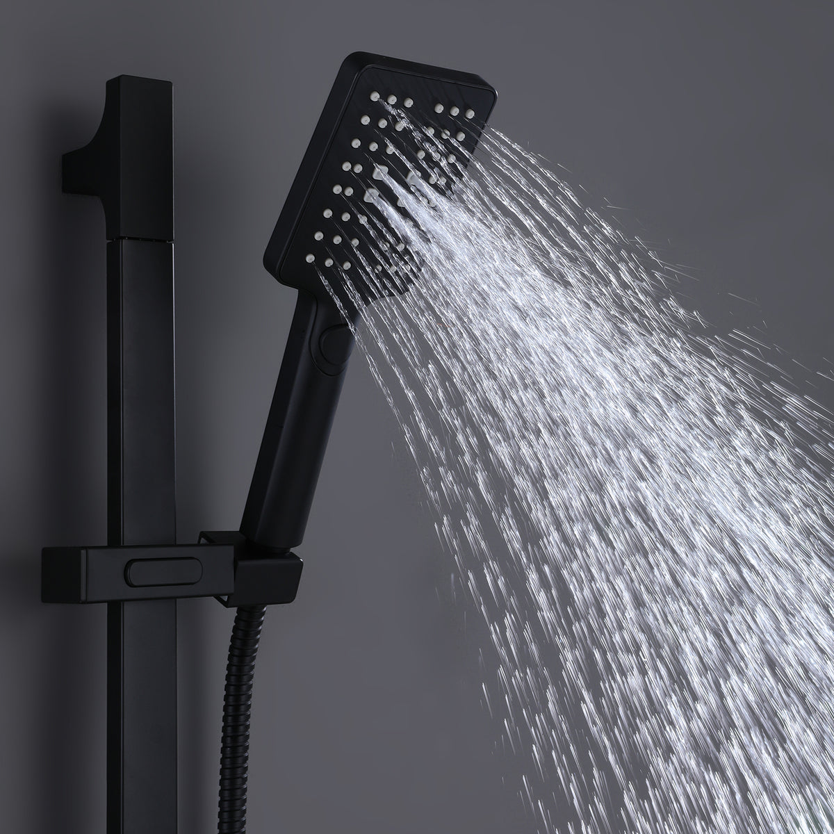 Versatile 3-Mode Handheld Shower Kit with Slide Bar and 59-Inch Hose