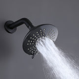 Wall-Mounted Rainfall Shower System with Tub Spout